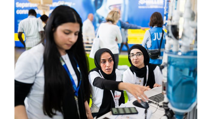 Students of TH Köln at IFAT 2026