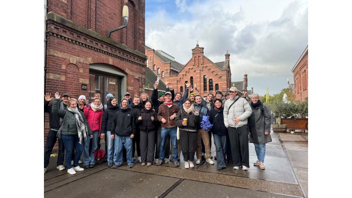Exkursion Amsterdam Okt25 Gruppe Schoonschip-Siedlung