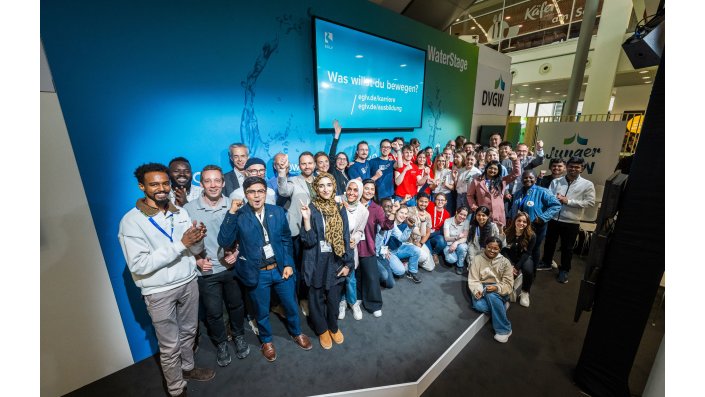 Students of TH Köln at IFAT 2026