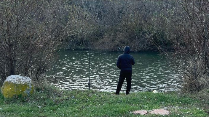 Man fishing