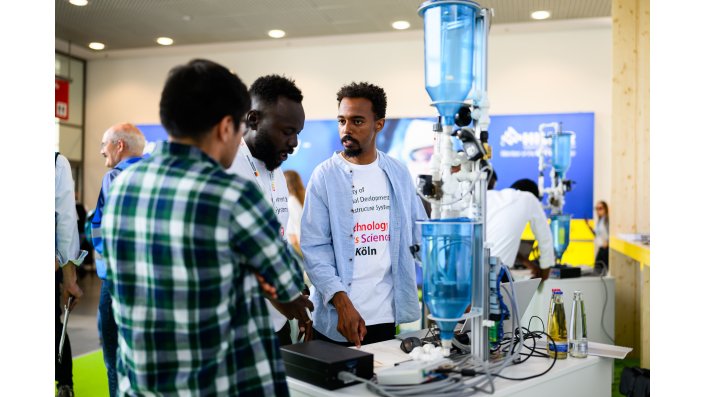 Students of TH Köln at IFAT 2026