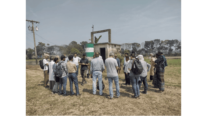 Field visit by the Web-AIS consortium