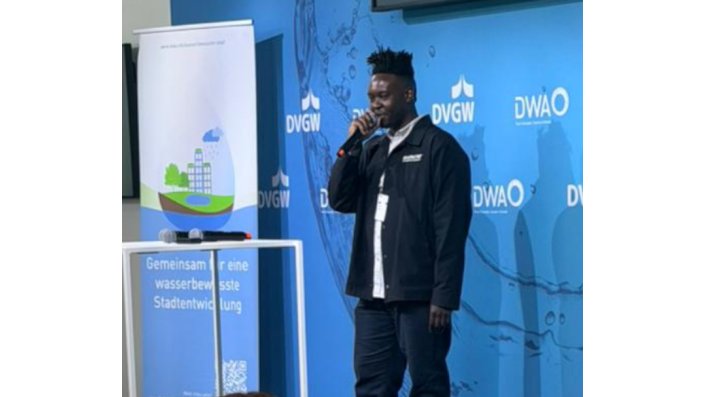 Students from TH Köln performing at IFAT 2026