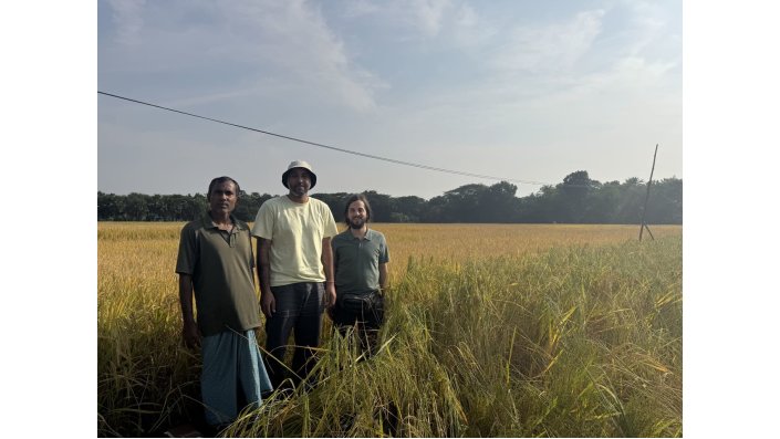 TH-Koeln field visit, study and farm interview at the study site in the Bathiagata sub-district