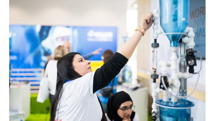 Students of TH Köln at IFAT 2026