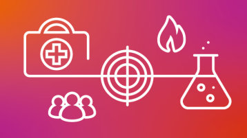 Grafisches Symbolbild für den Bereich "Hilfe im Notfall" (Bild: Benedikt Schmitz)