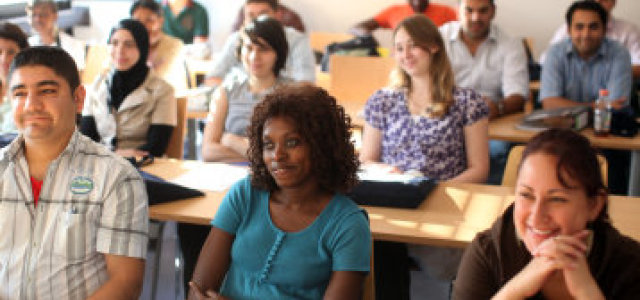 SchülerInnen der Cologne Prep Class (Bild:Thilo Schmülgen/FH Köln)