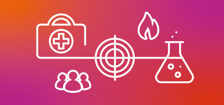 Grafisches Symbolbild für den Bereich "Hilfe im Notfall" (Bild: Benedikt Schmitz)