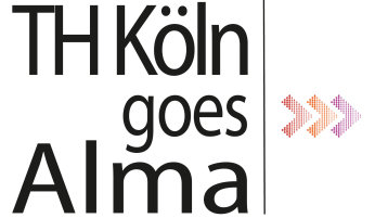Schriftzug TH Köln goes Alma (Bild: TH Köln/ Alina Beier)