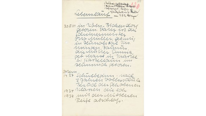 Elfriede Fulda Lebenslauf (1)