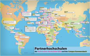 Partnerhochschulen TH Köln Partnerhochschulen TH Köln
