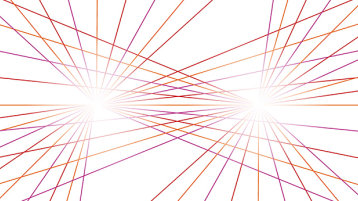 Keyvisual des Projekts: ein perspektivisches Liniengefüge in den Farben der TH Köln (Bild: TH Köln)