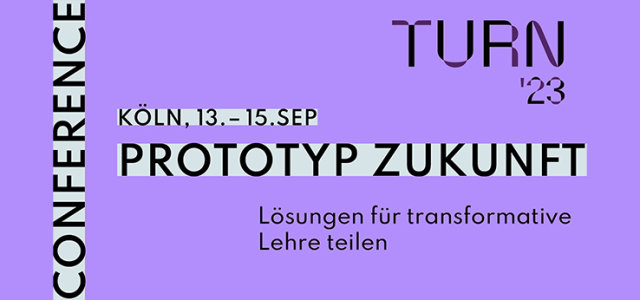 Logo und Ankündigung der TURN23 an der TH Köln (Bild:ZLE)