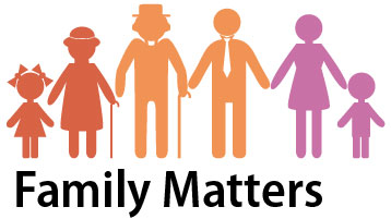 Schriftzug Family Matters und sechs bunte Piktogramme von Personen (Image: TH Köln)