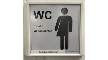 Schild für All Gender Toiletten (Bild: TH Köln) Schild für All Gender Toiletten (Bild: TH Köln)