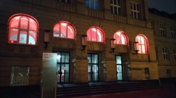 Ansicht Claudius Straße beleuchtet Ansicht Claudius Straße beleuchtet