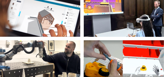 Vier verschiedene Lehrprojekte, die im Rahmen von REDiEE entstanden sind, werden gezeigt. (Bild:ZLE)