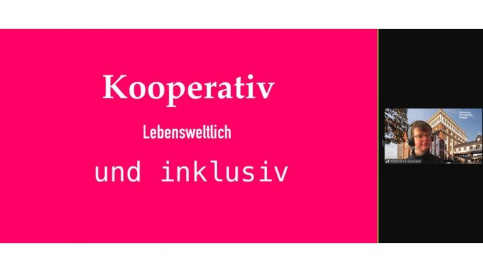 Dr. Klara Groß-Elixmann präsentiert 
