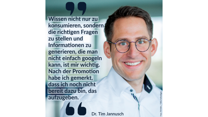 Foto mit Zitat von Tim Jannusch