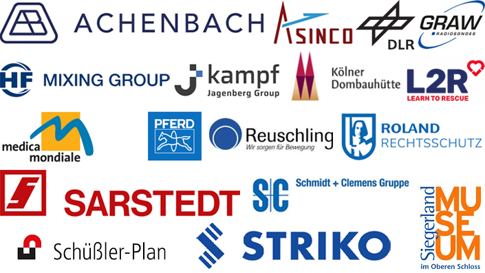 Logos der Partner der TH Köln im Tandemprogramm Logos der Partner der TH Köln im Tandemprogramm