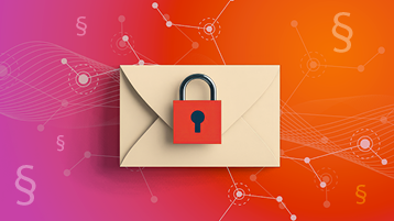 Symbolbild für die Meldestelle nach Hinweisgeberschutzgesetz: Brief mit Vorhängeschloss (Bild: Natalia | royyimzy / Adobe Stock)