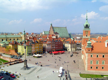 Schlossplatz in Warschau