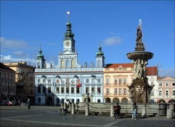 Historisches Rathaus von Budweis Historisches Rathaus von Budweis
