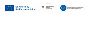 3 Logos von EU, BMBF und DAAD nebeneinander 3 Logos von EU, BMBF und DAAD nebeneinander