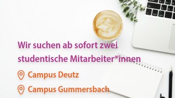 Wir suchen zwei studentische Mitarbeiter*innen. Man sieht einen aufgeklappten Laptop, eine Tasse Kaffee, einen offenen Stift und einen leeren Notizblick. (Bild: AdobeStock / Tierney) Wir suchen zwei studentische Mitarbeiter*innen. Man sieht einen aufgeklappten Laptop, eine Tasse Kaffee, einen offenen Stift und einen leeren Notizblick. (Bild: AdobeStock / Tierney)