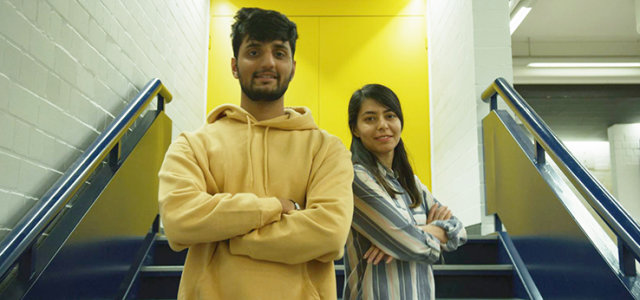 Welcome to TH Köln – Mahnaz and Sparsha show you insights into campus life (Bild:TH Köln)
