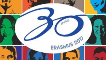 Logo 30 Jahre Erasmus (Bild: DAAD)