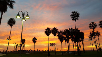 Venice Sunset California (Bild: Gustavo Gerdel gemeinfrei auf Wikimedia)