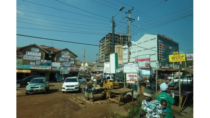 Straßenszene in Nyeri