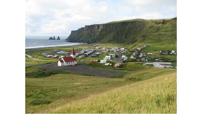 Vík í Mýrdal ist der regenreichste Ort Islands