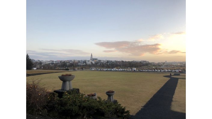 Blick auf Reykjavík