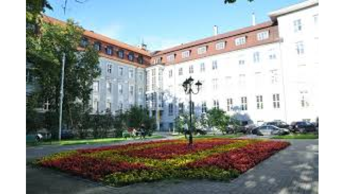 Inner courtyard in the university