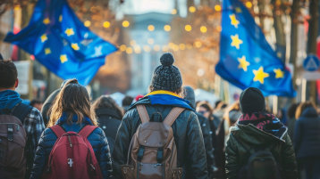 Erasmus students in Europe (Bild: Adobe Stock / RJ.RJ. Wave)