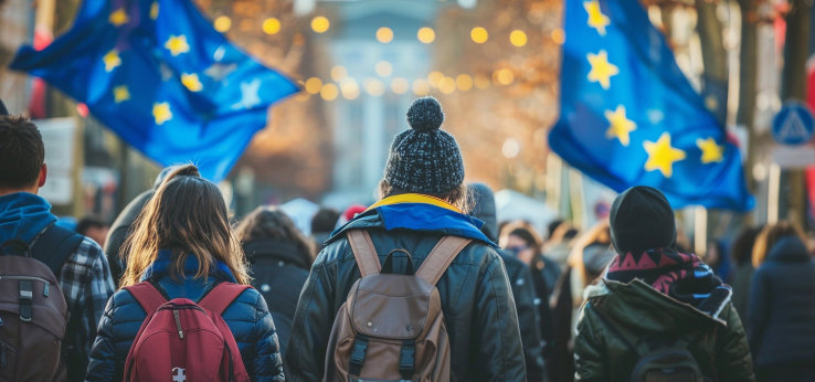 Erasmus students in Europe (Bild: Adobe Stock / RJ.RJ. Wave)