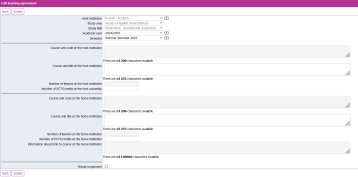 Kurswahl Learning Agreement