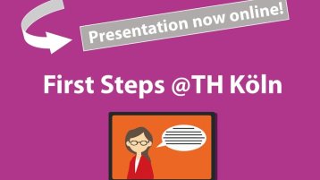 Presentation of the First Steps Presentation (Bild: TH Köln / Kristina Plaga)