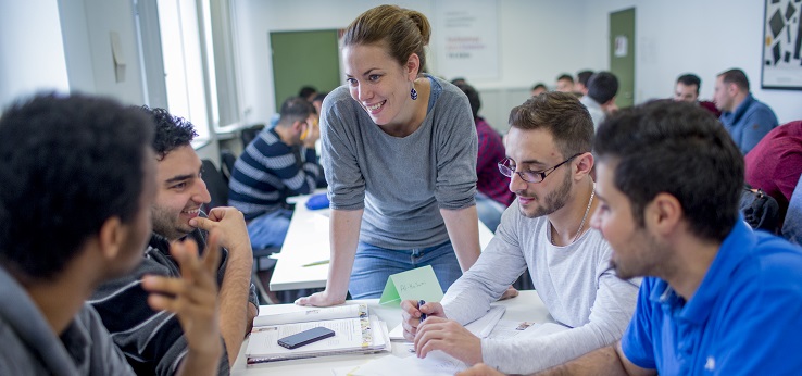 Studierende im Deutschkurs (Image: Thilo Schmülgen/TH Köln)