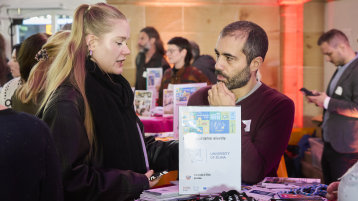 Die Gespräche drehten sich vor allem um Erasmus-Mobilitäten für Studierende und Mitarbeitende.  (Bild: Heike Fischer/TH Köln)
