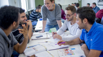 Studierende im Deutschkurs (Bild: Thilo Schmülgen/TH Köln)