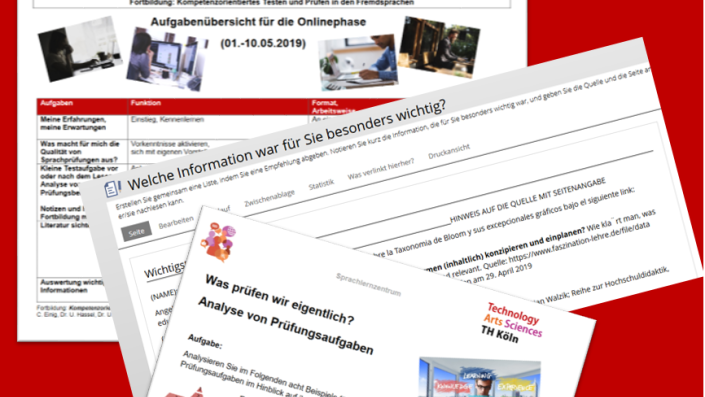 Impressionen aus dem Online-Kurs