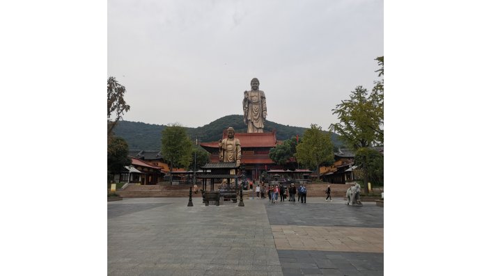 Grand Buddah in Ling Shan, Wuxi, Jiangsu Provinz (Ort, Stadt, Provinz) 
