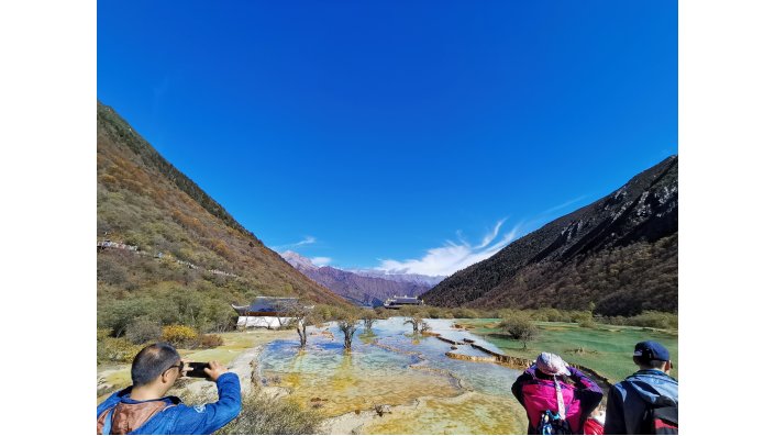 Colorful Lake im Naturpark in Songpan, Aba, Sichuan Provinz (Ort, Stadt, Provinz)