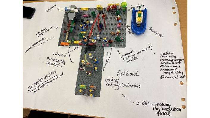 Ein Beispiel für eine kreativ ausgearbeitete Idee war die LEGO® Serious Play-Session zum Thema Overtourism. 