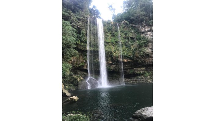 ein Wasserfall in Mexiko