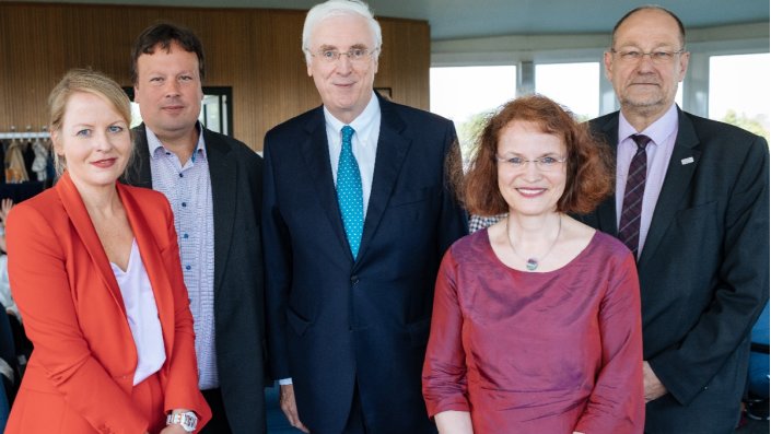 Christina Brey, Holger Hansen, H.E. Michael Collins, Dr. Ursula Hassel, Prof. Dr. Stefan Herzig