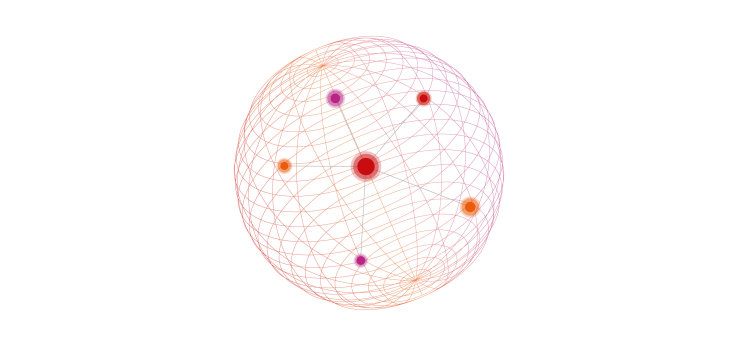 Illustrierte Erdkugel mit vernetzten Punkten (Image: TH Köln/ R02)